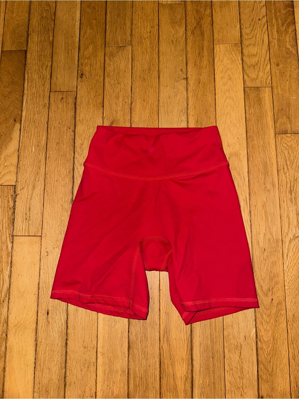Monday Swimwear Red Bike Shorts